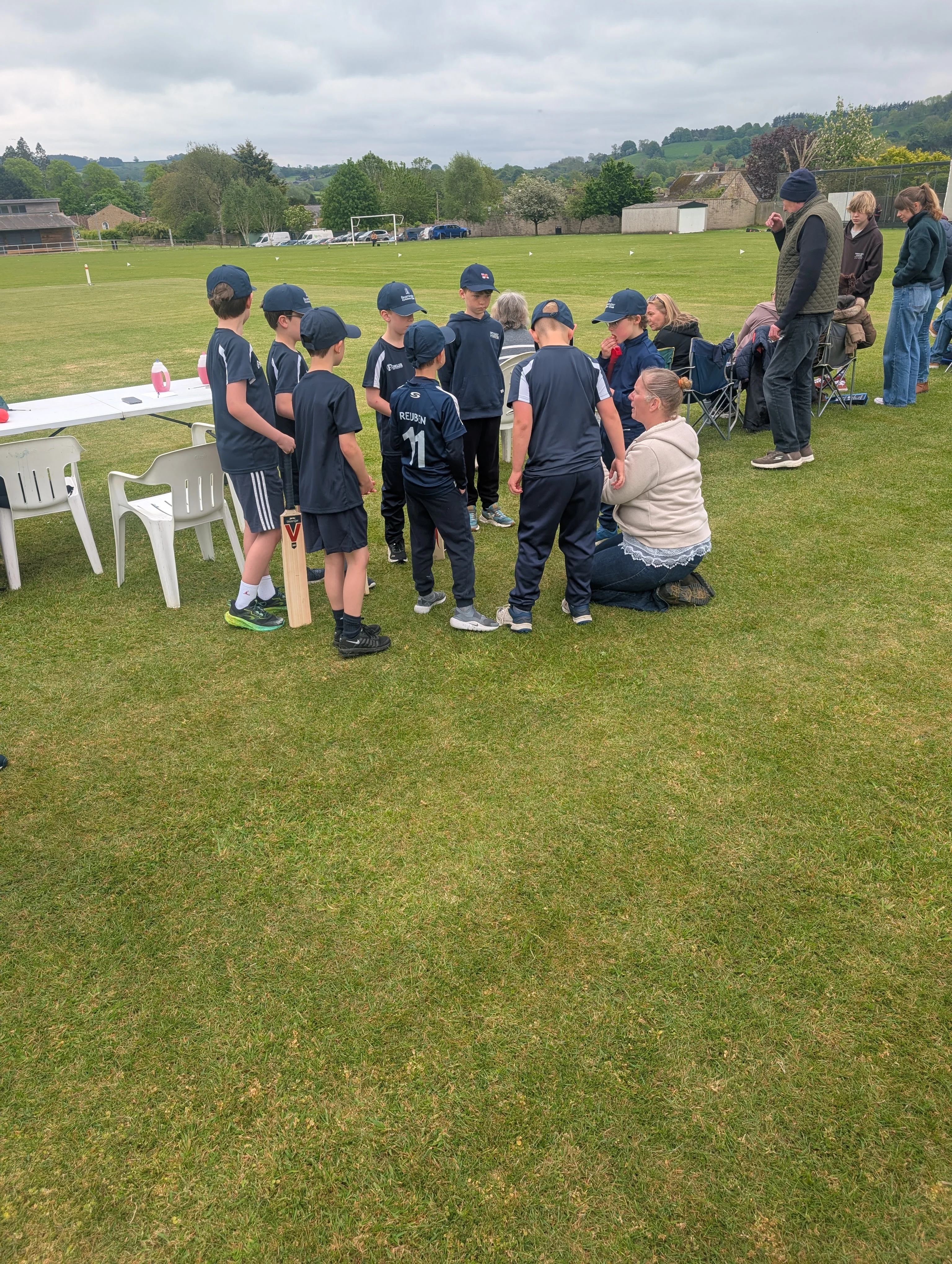 Cricket action at Beaminster CC